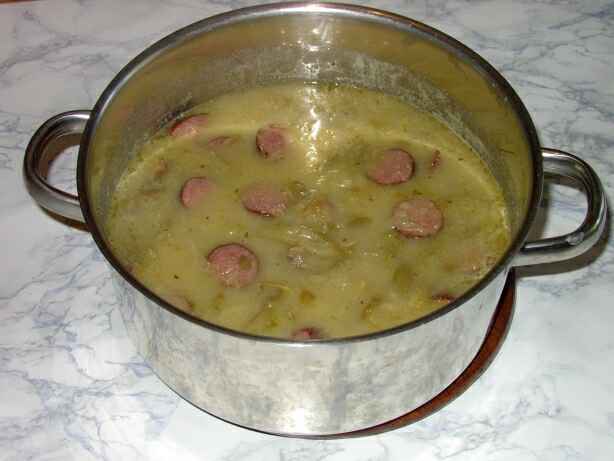 SAUBOKA ein leckerer Eintopf aus Sauerkraut , Bohnen und Kartoffelpree....Vorzugsweise aus Resten zubereitet.-Schmeckt kstlich!!